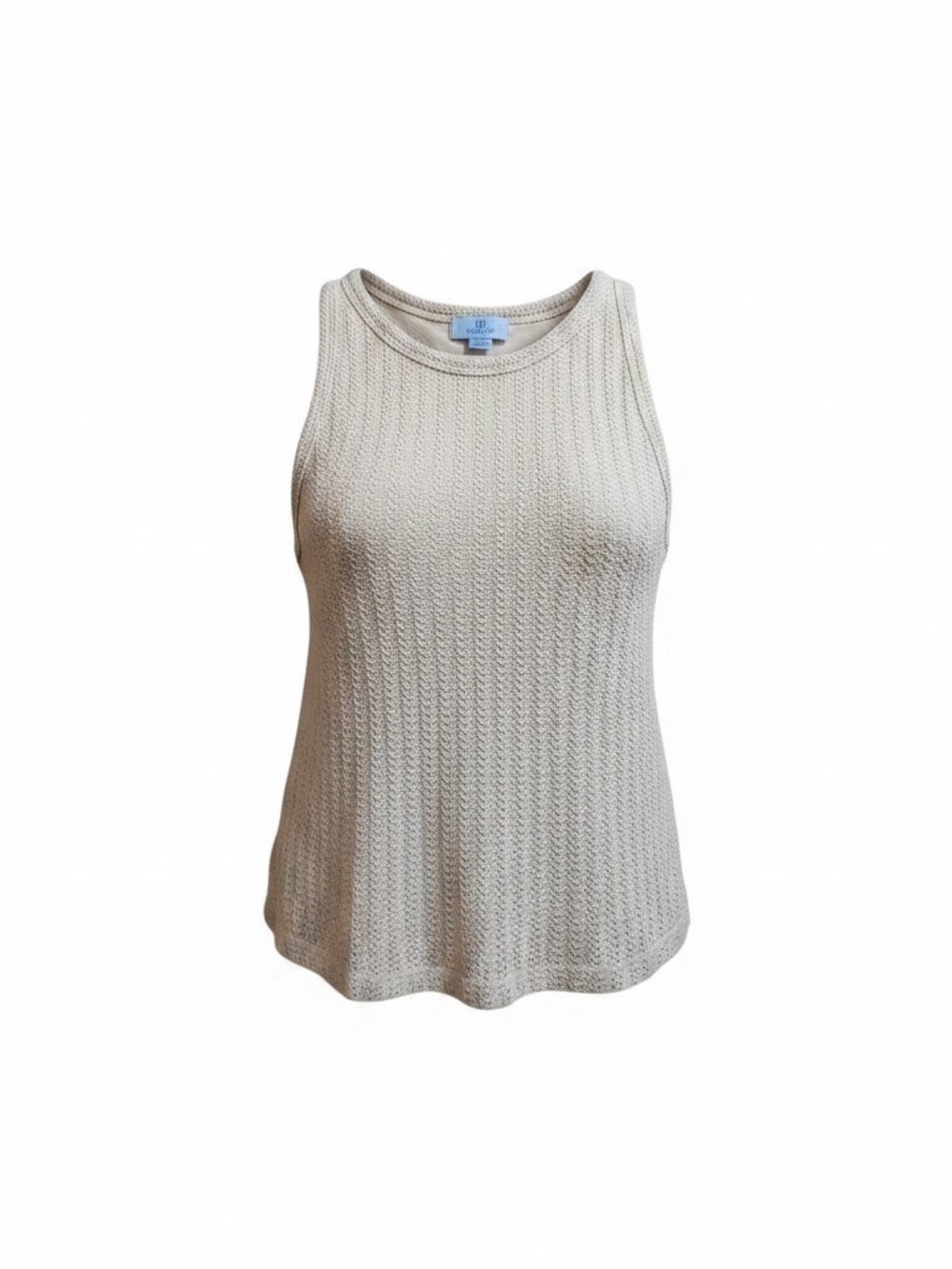 CeCe Cream Knit Racerback Tank